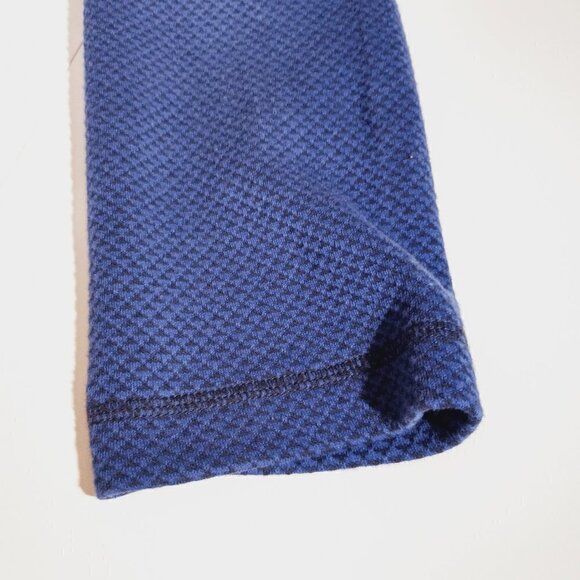 Talbots Jacket Shawl Collar Seaming Detail Half Zip Moto Style Blue Petite Large - Picture 8 of 11